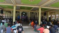 Suasana peringatan Isra Mi'raj di Masjid At-Taqwa Rutan Kelas IIB Trenggalek. (Seru.co.id/ams) - Ratusan Warga Binaan Rutan Kelas IIB Trenggalek Ikuti Peringatan Isra' Mi'raj