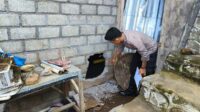 TKP pembobolan sebuah toko di Kecamatan Dampit. (ist) - Sebuah Toko di Dampit Dibobol Dindingnya, Korban Alami Kerugian hingga Puluhan Juta