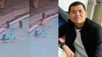 Tersangka kasus kematian anak Tamara Tyasmara di kolam renang. (ist) - Pacar Tamara Tyasmara Sebut Benamkan Dante untuk Latih Pernapasan