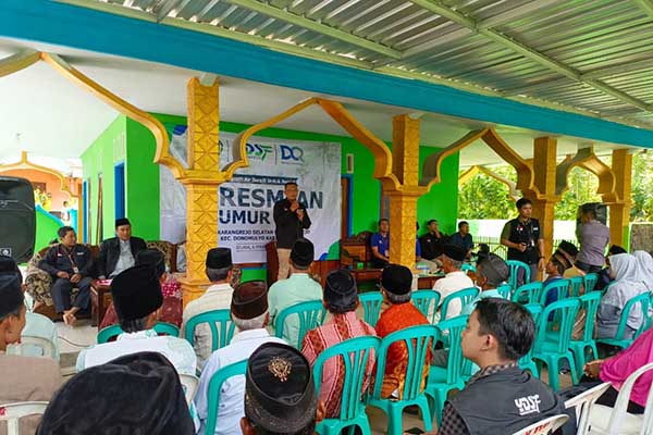 YDSF berharap sumur tersebut bermanfaat bagi masyarakat. (ist) - YDSF Resmikan Sumur Air Bersih di Donomulyo Malang