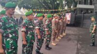 Danramil Klojen pimpin apel pengamanan Festival Musik Patrol Kota Malang. (ist) - Danramil Klojen Pimpin Apel Pengamanan Festival Musik Patrol Kota Malang
