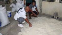 Gudang Tempat Pemutihan dan Pengoplosan Beras Bulog di Serang, Banten. (ist) - Beras Bulog Diputihkan dan Dioplos, Pelaku Raup Keuntungan Hingga Rp 732 Juta