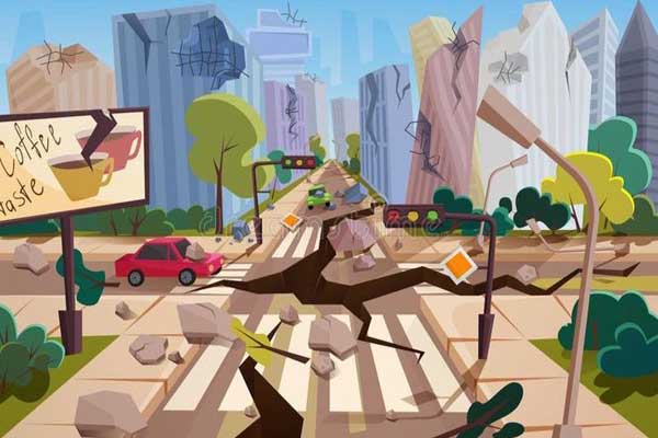Ilustrasi Gempa Bumi. (ist) - Gempa 21 Kali Hingga M 6 ,5 di Tuban
