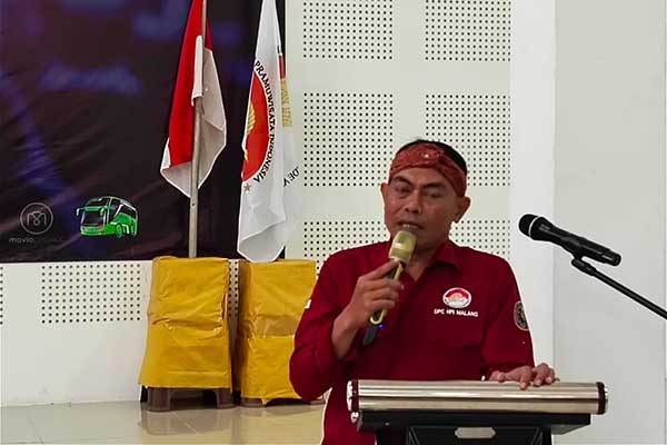 Ketua DPC HPI Malang, Siswanto Agus Djaja. (Seru.co.id/dik) - Rakercab Pertama HPI Malang, Ini Harapan Pemandu Wisata pada Pemerintah