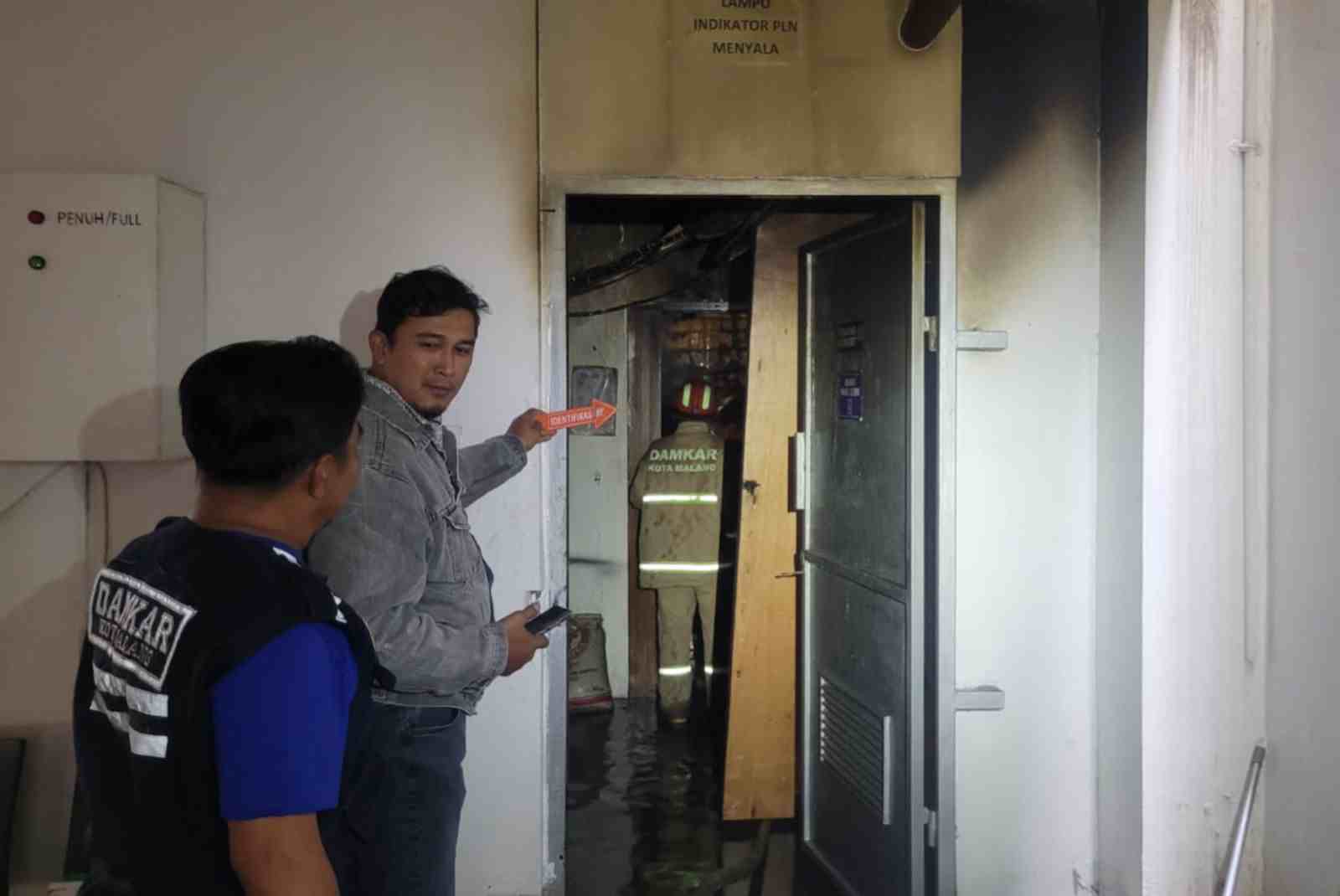 Hotel Dewarna Terbakar, Diduga Karena Proses Aktivitas Perawatan Ruang Mesin