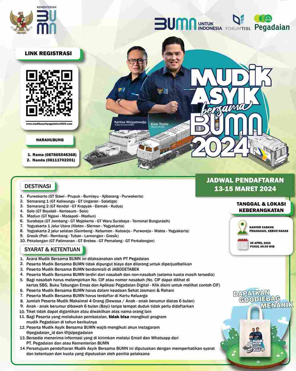 Pegadaian Kembali Menggelar Program Mudik Asyik Bersama BUMN