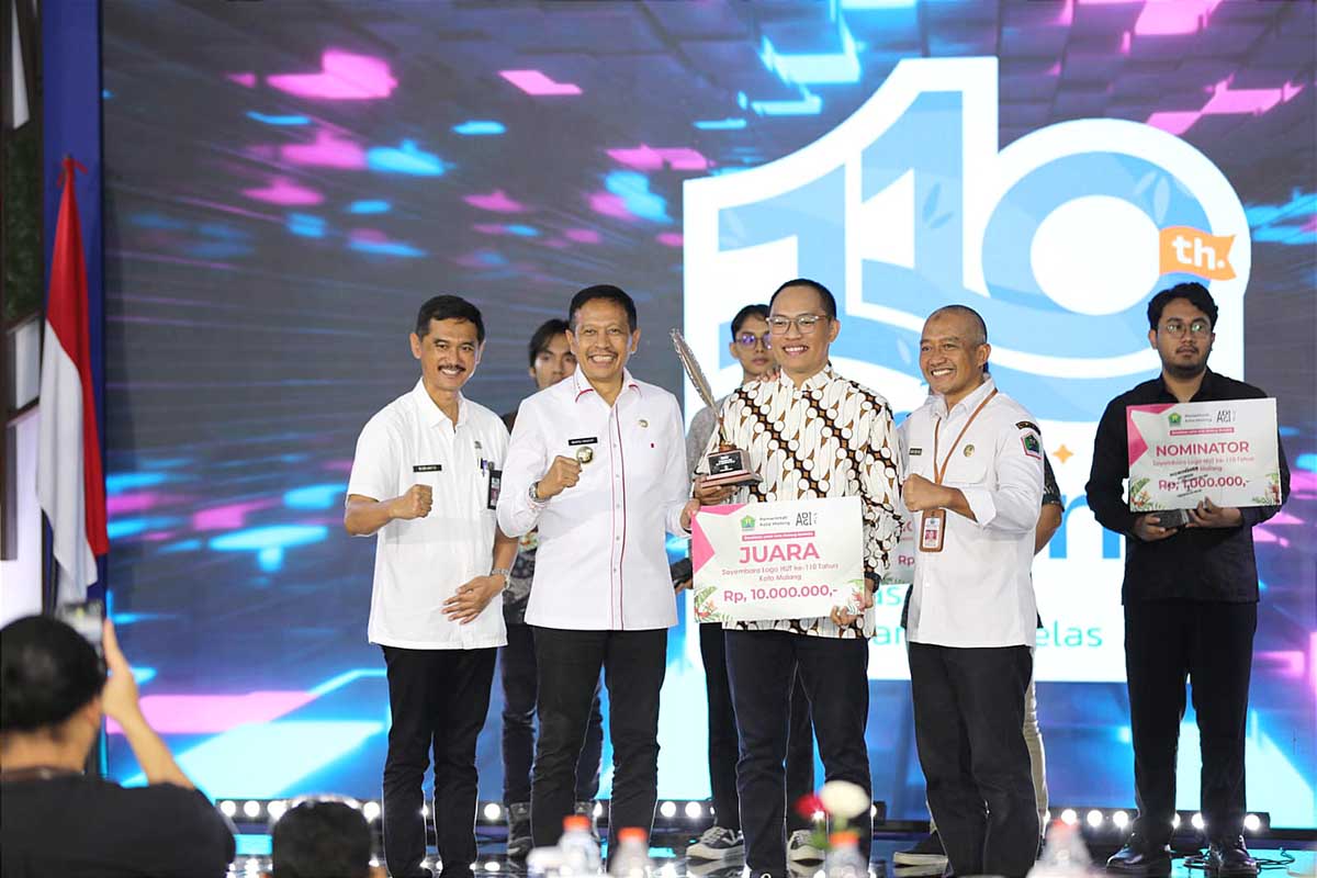 Peluncuran Logo HUT ke-110 Kota Malang. (ist) - Pj Wali Kota Luncurkan Logo HUT Ke-110 Kota Malang