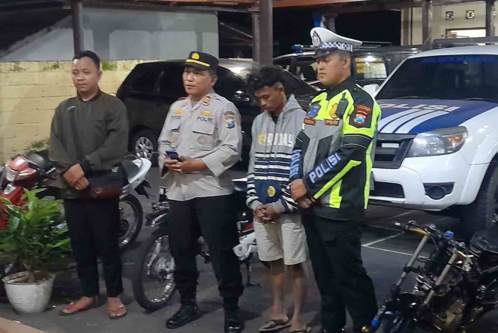 Polres Malang Amankan Pemuda Kebut-Kebutan yang Tabrak Orang 