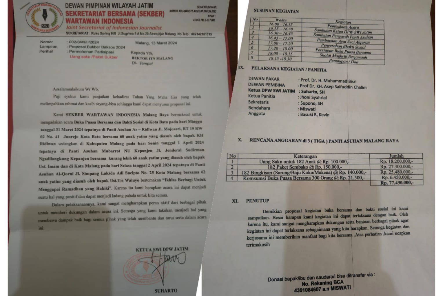 Dicatut Namanya, Prof HM Bisri Laporkan Sekber Wartawan Indonesia Jatim