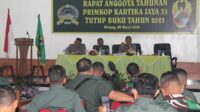 RAT Primkop Kartika Jaya 33 tutup buku tahun 2023. (ist) - Kodim 0833 Gelar RAT Primkop Kartika Jaya 33 Tutup Buku Tahun 2023