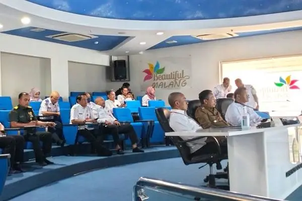 Pasiter Kodim 0833/Malang Hadiri High Level Meeting Daring di NCC