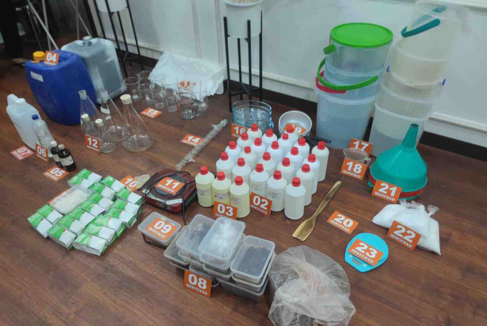 Rumah Produksi Sabu di Pasuruan Diringkus Satreskoba Polres Malang