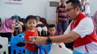 Arena bermain anak-anak jadi favorit di Serambi MyPertamina. (ist) - Layanan Serambi MyPertamina dan Modular Dispenser BBM Manjakan Pemudik