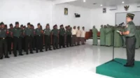 Dandim 0833 Pimpin Upacara Kenaikan Pangkat Periode 1 April 2024