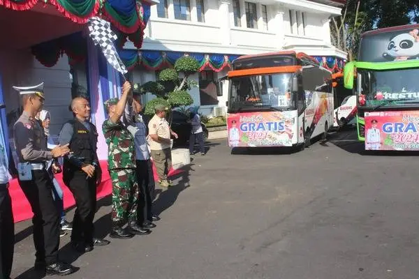 Dandim 0833 Apresiasi Mudik Gratis oleh Pemkot Malang