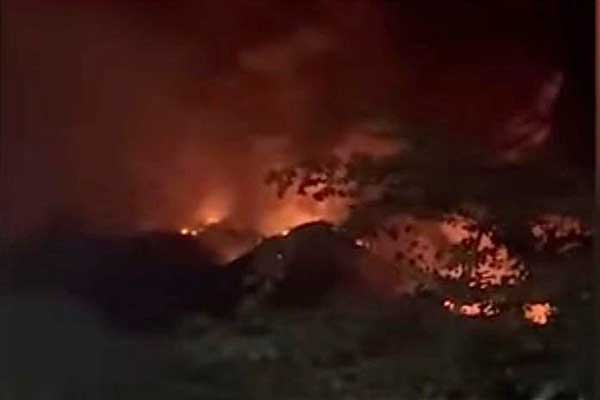 Erupsi Gunung Ruang di Kabupaten Sitaro, Sulawesi Utara. (ist) - Erupsi Gunung Ruang Berpotensi Tsunami, Warga Dihimbau Mengungsi