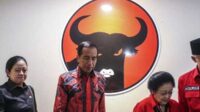 Ilustrasi Presiden Joko Widodo (Jokowi) dan Megawati. (ist) - Pro-Kontra Jokowi Akan Gantikan Megawati Duduki Kursi Ketum PDIP