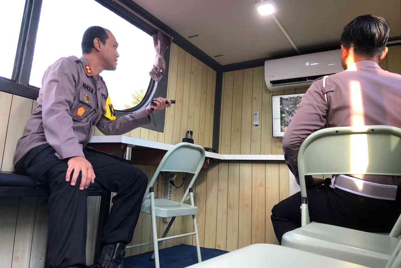 Polres Malang Luncurkan Inovasi Pos Bergerak, Mudahkan Pantau Kemacetan