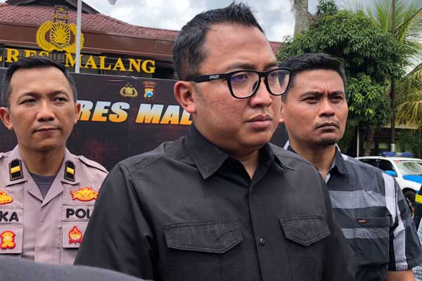 Kasatreskrim Polres Malang, AKP Gandha Syah Hidayat. (Seru.co.id/wul) - Empat Perampok Rumah Rentenir di Kalipare Diringkus, Dua Pelaku DPO
