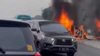Kecelakaan Tol Japek KM 58. (ist) - Kecelakaan Tol Japek KM 58, Libatkan 3 Kendaraan 12 Korban Meninggal