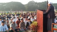 Korem 083/Bdj Gelar Salat Idulfitri di Lapangan Parade Rampal