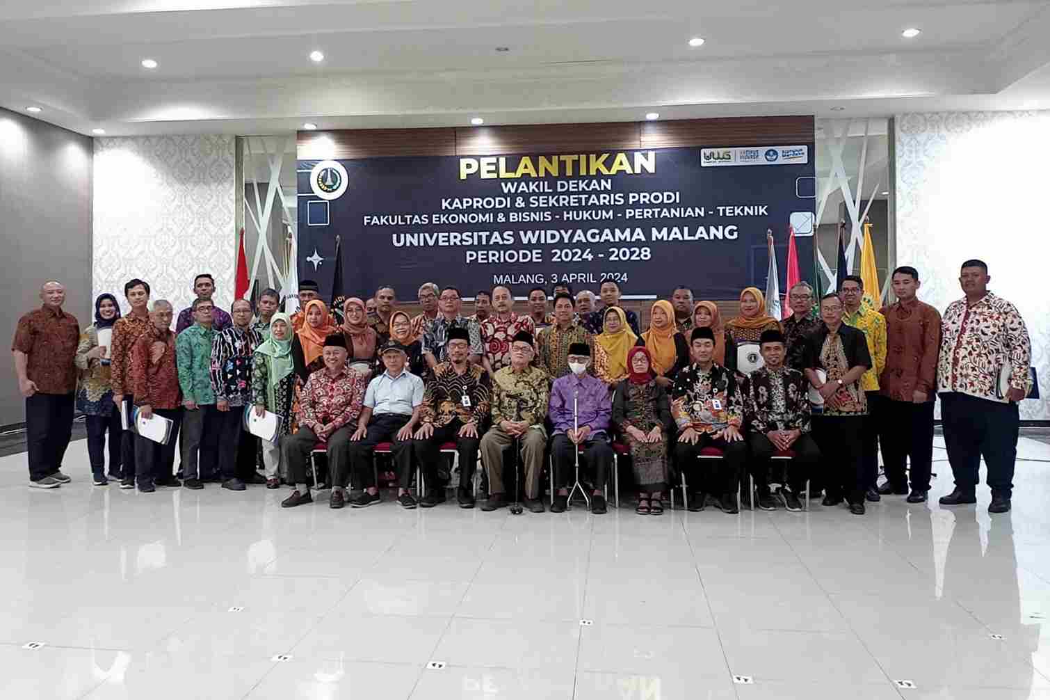 Menuju Universitas Unggul, UWG Malang Lantik Pejabat Baru