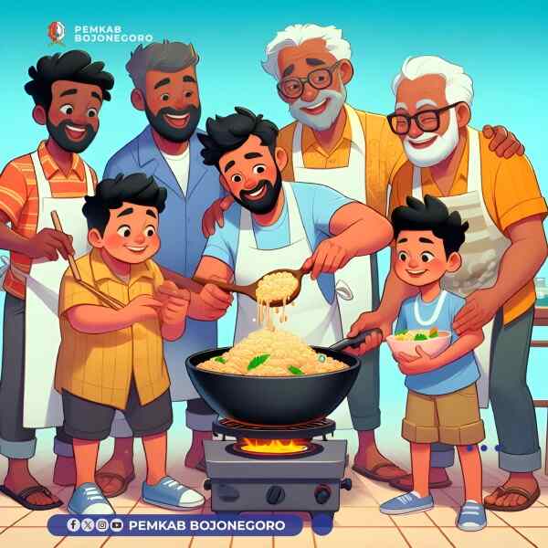 Meriahkan Hari Kartini dengan Lomba Memasak Nasi Goreng Khas Bojonegoro