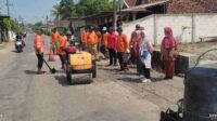 Pesiapan Arus Mudik dan Balik Lebaran 2024, Sejumlah Ruas Jalan Artenatif Di Nganjuk Diperbaiki