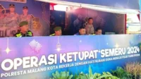 Personel Koramil Kedungkandang Amankan Arus Mudik Operasi Ketupat 2024