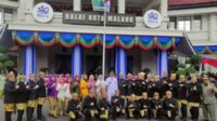 Pj Wali Kota Malang bersama jajaran OPD Pemkot Malang. (rhd) -  Pj Wali Kota Ajak Komunitas Berselaras Wujudkan Kota Malang Berkelas Peringati HUT ke-110