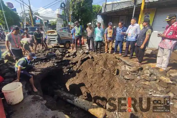 Kebocoran Pipa Ranugrati, Tugu Tirta: 3-4 Jam Teralirkan, Mohon Maaf Force Majeure