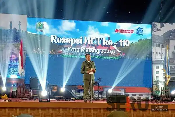 Rawat Ingatan Masyarakat, Pj Wali Kota Resepsi HUT Kota Malang di Gedung Kesenian Gajayana
