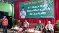 Pj Wali Kota Malang saat menghadiri halal bihalal di Kantor Kecamatan Klojen. (afi) - Pj Wali Kota Malang Halal Bihalal di Lima Kecamatan, Pantau Pelayanan Publik