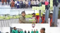 Pj Wali Kota Batu Beri Semangat Petugas Pos Pelayanan, Pemilah Sampah dan Tim Kesehatan PSC 119