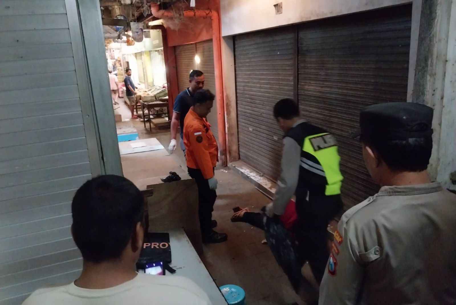 Wanita Tua Ditemukan Meninggal di Pasar Kepanjen