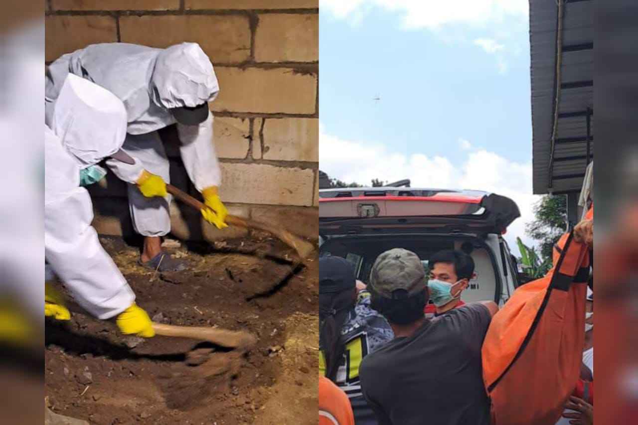 Karena Alasan Wasiat, Seorang Anak di Giripurno Batu Kubur Jenazah Ayahnya di Dalam Rumah