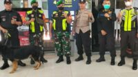 Babinsa Koramil Klojen Pantau Keamanan Stasiun Kota Baru Malang