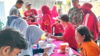 Babinsa Koramil Lowokwaru Hadiri Gerakan Masyarakat Sehat Mojolangu