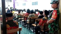 Babinsa Koramil Lowokwaru Monitoring Ibadah Kenaikan Yesus Kristus di GKJW Dinoyo