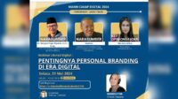 Bahas pentingnya personal branding di era digital. (ist) - Webinar Situbondo, Kemenkominfo Bahas Pentingnya Personal Branding di Era Digital