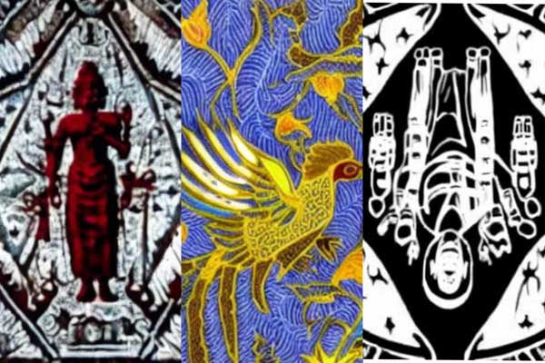 Beberapa contoh hasil desain batik menggunakan generatif AI karya Filkom UB. (ist) - Filkom UB Sukses Lakukan Riset Generative AI untuk Desain Batik