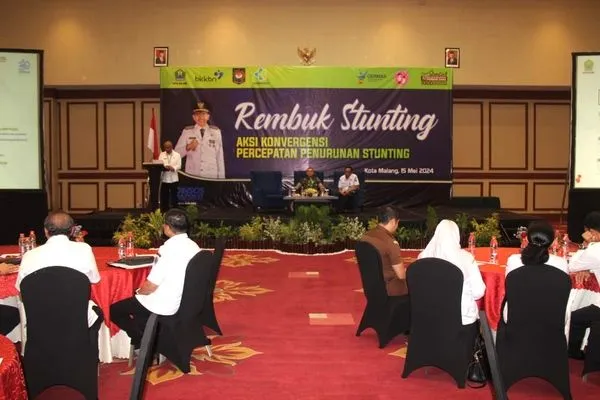 Dandim 0833 Hadiri Rembuk Stunting Kota Malang 2024