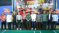 Dandim 0833 hadiri penutupan Turnamen Badminton Kapolresta Malang Kota Cup 2024. (ist) - Dandim 0833 Hadiri Penutupan Turnamen Badminton Kapolresta Malang Kota Cup 2024