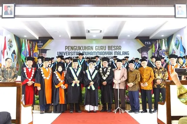 UMM Kukuhkan Prof Idah Zuhroh dan Prof Widayat, Kaji Ekonomi dan SDGs