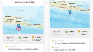 Gempa M 5,3 Malang Sebabkan Kaca Rumah Seorang Warga di Jember Pecah
