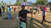 Dinas PUPR Kabupaten Nganjuk Lakukan Penanaman Pohon dan Pelepasan Ikan, Memperingati Hari Bumi
