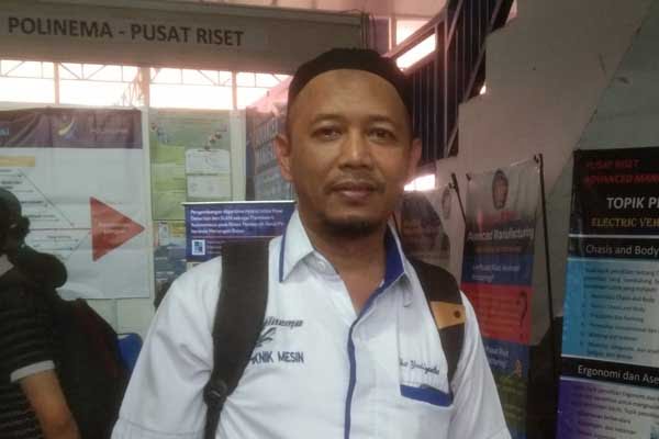 Kepala Riset Advanced Manufacture Polinema, Dr Eko Yudiyanto ST MT. (ws11) - Polinema Pamer Bomber E-bike di Expo Hasil Riset dan Inovasi