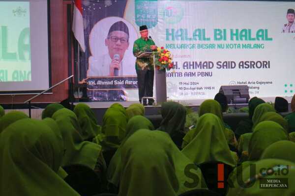 Hadiri Halalbihalal PCNU, Pj Wali Kota Malang: Kuatkan Semangat Persatuan