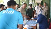 Korem 083/Bdj Tes Urin Prajurit dan PNS, Sukseskan Program P4GN