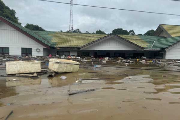 Pemandangan kondisi wilayah terkena banjir di Mahulu, Kalimantan Timur. (ist) - Kesempatan Dapat Data Riil, ITN Malang Lakukan Survei Mitigasi Bencana Saat Banjir di Mahulu